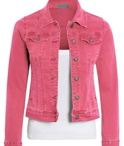 Veste en jean de plusieurs couleurs anti-rides Veste en jean respirante anti-bouloches pour un usage décontracté pour les femmes - Product Image 6