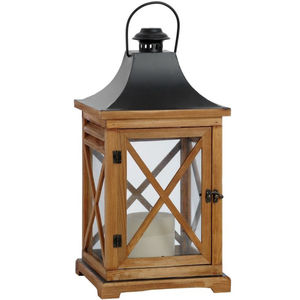 Juego de 2 cordones colgantes para decoración del hogar con estilo, farol de madera de alta calidad, acabado de hierro marrón, precio razonable para Navidad - Product Image 4