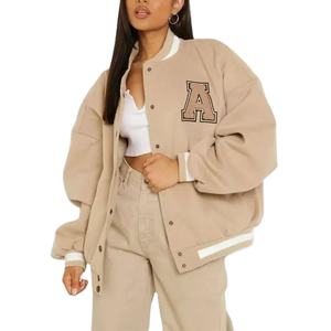 Veste universitaire professionnelle personnalisée pour femmes en gros col montant imperméable respirant manches longues hiver de qualité professionnelle - Product Image 1