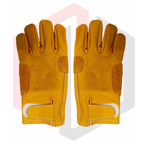 ถุงมือทำงานสีทึบทำจากหนังกันลื่นปลอดภัยจากโรงงาน - Product Image 5