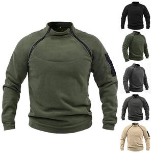 Sweat à capuche pour homme unisexe 100% coton polaire Streetwear pull avec double fermeture éclair pull décontracté chaud d'hiver - Product Image 2