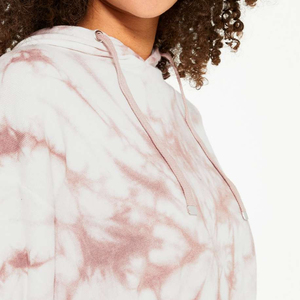 Sudadera con Capucha para Mujer, Diseño Nuevo, Estilo Urbano Invernal, Tie Dye, con Logotipo Frontal, Moda para Exteriores, para Adultos - Product Image 5
