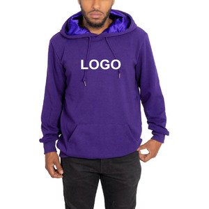 เสื้อสเวตเตอร์มีฮู้ดผ้าฝ้ายหนามีฮู้ดซับในผ้าไหมซาตินสำหรับฤดูใบไม้ร่วง - Product Image 1