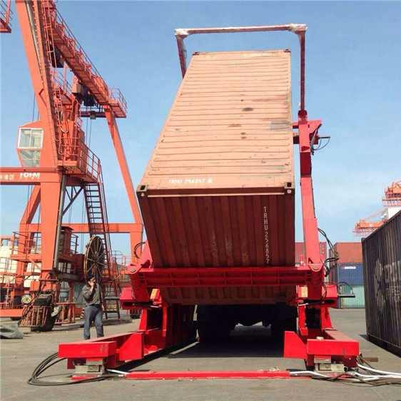 20ft Hydraulic Container Tilter for Loading Corn and Rice Grains Sale ...