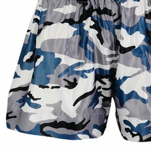 กางเกงออกกำลังกายเอวสูงพิมพ์ลายสีน้ำเงินเทาแบบขายส่งสั่งทำพิเศษ ระบายอากาศได้ดี เป็นมิตรกับสิ่งแวดล้อม แห้งเร็ว ผลิตจากโพลีเอสเตอร์ 100% - Product Image 4