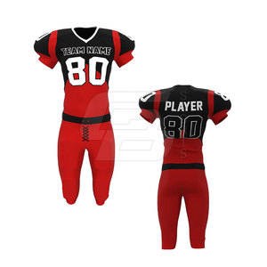 ชุดเครื่องแบบอเมริกันฟุตบอลชุดแขนสั้นสำหรับผู้เล่นทีมดีไซน์ยอดนิยมสำหรับผู้ใหญ่ - Product Image 2