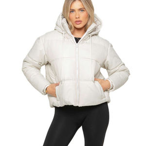 แจ็กเก็ตทรงปลาปักเป้าสำหรับผู้หญิงเสื้อแจ็คเก็ตทรงพองหนาอบอุ่นมีสไตล์โลโก้ตามสั่งสำหรับฤดูหนาว - Product Image 6