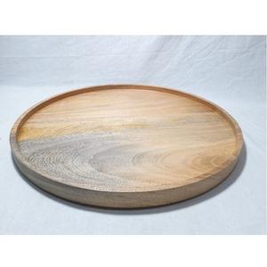 ถาดไม้อะคาเซียแท้สำหรับคริสต์มาสบ้านสำนักงานนาฬิกาน้ำแก้วที่ทันสมัยสำหรับตกแต่ง - Product Image 3