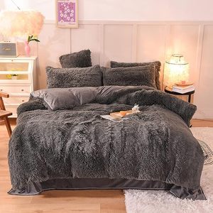 Juego <span class=keywords><strong>de</strong></span> 4 Piezas <span class=keywords><strong>de</strong></span> Ropa <span class=keywords><strong>de</strong></span> Cama King Size, Estilo Nórdico Minimalista Moderno, Reversible, Duradero, para Todas las Estaciones, 100% Poliéster, 40 Hilos, Personalizable - Product Image 5