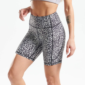 Women's High Waist <b>Elastic</b> Yoga Shorts Quick-Drying Seamless Casual Sports Shorts with Breathable Feature - Product Image 4