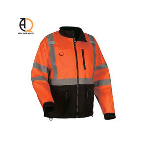 Chaqueta de Seguridad de Alta Visibilidad para Invierno, Chaleco de Seguridad Reflectante de Manga Larga - Product Image 6