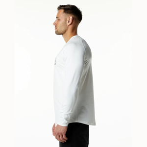 Camiseta de gimnasio de punto de manga larga para hombre, Top para entrenamientos deportivos, Top deportivo Atlético - Product Image 4
