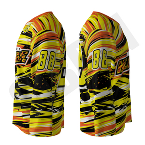 Pantalons de hockey sur roulettes professionnels sur mesure de qualité supérieure Sibrin, respirants en maille de polyester, vêtements de hockey sur glace - Product Image 4