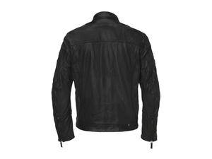Bm Dahlem Hombres Negro Motorrad Classic/Roadster Heritage/Urban Cowhide/Kangaroo Leather Moto Street Riding/Racing Jacket CE - Product Image 2
