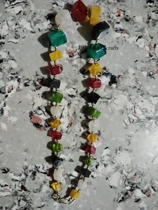 Joyería de moda collar de resina Venta caliente de la India collar de resina hecho a mano para mujeres y niñas aspecto clásico - Product Image 5