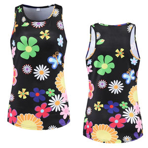 Custom <b>Women</b> <b>Sleeveless</b> Racerback Yoga Tank Tops Breathable Jersey Fitness Athletic Running Vest Casual Sports <b>Shirts</b> - Product Image 4