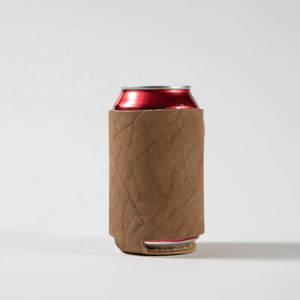Accesorio personalizado de cuero de grano completo para hacer cola, barbacoas en el patio trasero, Enfriador de latas deportivas para exteriores - Product Image 2