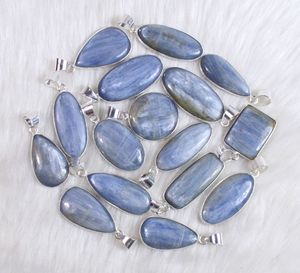 <b>Blue</b> Kyanite Gemstone Pendant Bezel Silver Pendant <b>Jewellery</b> Wholesale Necklace Girls Pendant Sterling Necklace - Product Image 2