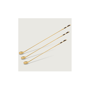 Cuillère de bar en laiton Cuillère à agitateur à Cocktail pour longue poignée personnalisée et accessoires de Bar à vin Pièce de conception d'agitateur à Cocktail - Product Image 6