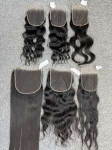 Extensiones de cabello humano de alta calidad para mujeres 4x4 5x5 6x6 7x7 HD Pelucas con cierre de encaje Vendedores de cabello vietnamita crudo - Product Image 4