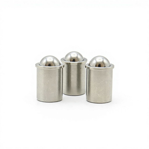 หมุดล็อคหัวบอลสแตนเลสแบบปรับได้ หมุดสปริงแบบกดเบา ผิวขัดเงา - Product Image 1
