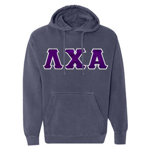 Sweat-shirt à capuche personnalisable en twill brodé pour l'hiver Alpha Gamma Delta Phi Vêtements de sororité 100% coton - Product Image 1