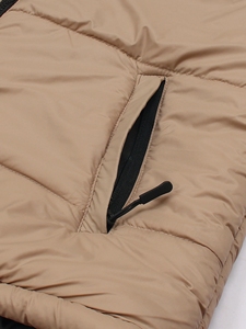 Chaqueta acolchada beige de calidad superior para hombre de Trending North Face para el invierno Mantenga el calor con diseño de logotipo personalizado - Product Image 5