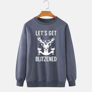 Sweat-shirt sérigraphié en éponge française lourd pour hommes, pull-over surdimensionné respirant et vierge OEM de marque privée pour l'hiver - Product Image 2