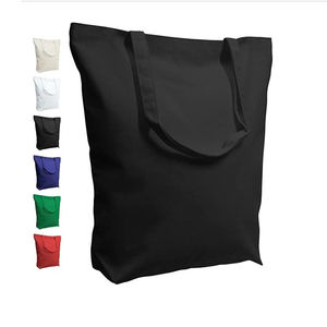 Bolsas de lona de algodón de color orgullo de tela de algodón orgánico al por mayor de alta calidad con logotipo personalizado bolsas de algodón natural de estilo manejado - Product Image 2