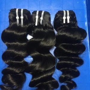 Qualité 12A Meilleure qualité, Fournisseurs de paquets de cheveux humains vierges alignés sur les cuticules brutes, Pack d'extensions de cheveux humains brésiliens à double tirage - Product Image 1