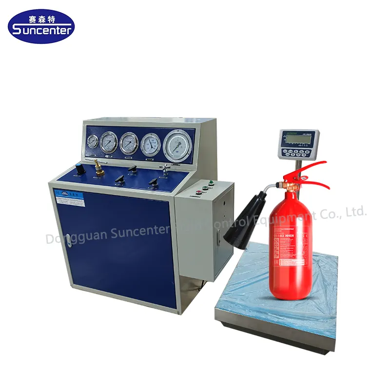 Fire Extinguisher CO2 Cylinder Filling Machine FM200 Booster Pump Refill Equipment