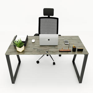 Modern Square Legged Wood Rubberwood Office <b>Desk</b> SFTV001 - Product Image 6