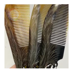 หวีฮอร์นที่เป็นมิตรกับสิ่งแวดล้อมทำด้วยมือทนทานและเหมาะสำหรับตลาดค้าปลีกและส่งออก - Product Image 3