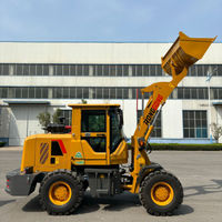 Caricatore Frontale Ronggong ZL-906 con Motore Diesel, Benna da 0,5 m, per Costruzioni, Agricoltura e Silvicoltura, Pala Gommata