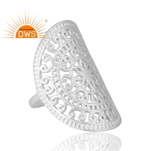<b>Unique</b> Design Sterling Silver Cocktail Cocktail Band Ring Custom Jewelry <b>For</b> Women <b>Gift</b> <b>For</b> <b>Her</b> - Product Image 4