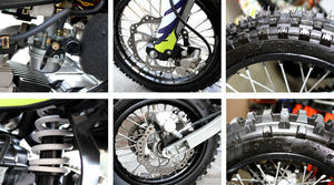 OEM <span class=keywords><strong>precio</strong></span> barato solo cilindro 4 tiempos eléctrico/<span class=keywords><strong>pie</strong></span> <span class=keywords><strong>de</strong></span> arranque refrigerado por aire carretera motocicleta 14/12 vehículo todoterreno 125cc - Product Image 5