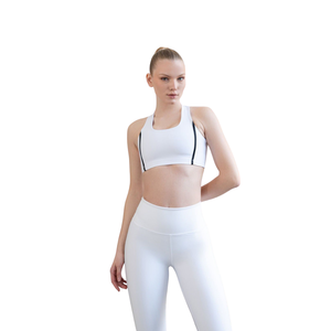 Ropa Deportiva de Nailon sin Costuras de Alta Calidad para Mujer, OEM ODM, Conjunto de Yoga para Gimnasio y Fitness, Logotipo Frontal Sólido, Venta al Por Mayor - Product Image 2