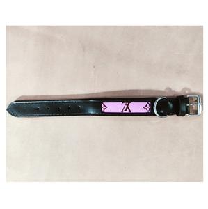 2024 Designers personnalisés accessoires pour animaux de compagnie Design de mode Durable Double couche anneau en D en cuir personnalisé bijou collier de chien en acier inoxydable - Product Image 4