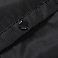 Blouson d'hiver personnalisé avec logo, unisexe, haute qualité, coupe-vent, en nylon, doublure en coton, position du logo sur le devant, OEM personnalisé