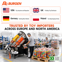 Machine automatique certifiée CE pour le conditionnement en sacs maillés, pour le comptage et le pesage de jouets, blocs de construction et billes, antistatique, 30 sacs/min, production rapide, vente au détail