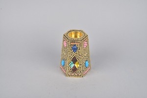 Luxury Mother Of Pearl Inlay Bakhoor Burner Geometric Hexagon <b>Resin</b> Handicraft Arabic Mabkhara For Oud Incense Home Decor Gift - Product Image 3