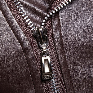 Veste en cuir de haute qualité, logo personnalisé, veste en cuir, vêtements de mode, veste en cuir pour hommes - Product Image 5