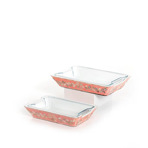 Plateau de fête de mariage royal écologique Nouvelle qualité Écrous en nacre Passe au lave-vaisselle Durable Forme ovale Bois Résine polie - Product Image 3