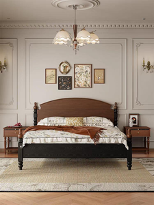 Custom size wooden <b>bed</b> <b>frame</b> Hotel home furniture Handcrafted wooden <b>bed</b> Sturdy wooden <b>bed</b> Durably made wooden <b>bed</b> - Product Image 1