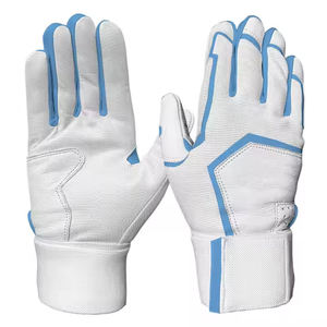 Gants de frappe de baseball et de softball de qualité supérieure en gros, gants de frappe en cuir pour hommes, gants de frappe de baseball respirants - Product Image 5