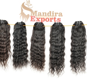 Barato Remy 100% Natural ondulado negro paquetes vendedor virgen cutícula alineada Tengle libre indio extensiones de cabello humano - Product Image 3