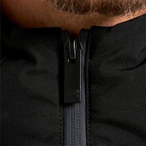Veste matelassée Veste matelassée en argile-Coupe régulière, poignets élastiques, conception à double poche avec détails en métal et poche interne - Product Image 4