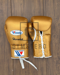 Guantes de Boxeo de Alta Calidad Personalizables con Cordones, de Cuero Genuino, con Correa Ajustable para la Muñeca y Cierre de Gancho y Bucle, para Artes Marciales - Product Image 4