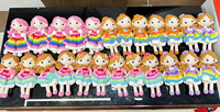 Articles chauds en gros Kawaii arc-en-ciel robe princesse avec accessoire Amigurumi poupée Sofia poupée meilleur anniversaire cadeau de noël pour les enfants