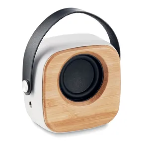 Altavoz Deportivo Personalizado de 3W con Sonido Ohio, de Bambú, para Uso Promocional - Product Image 1